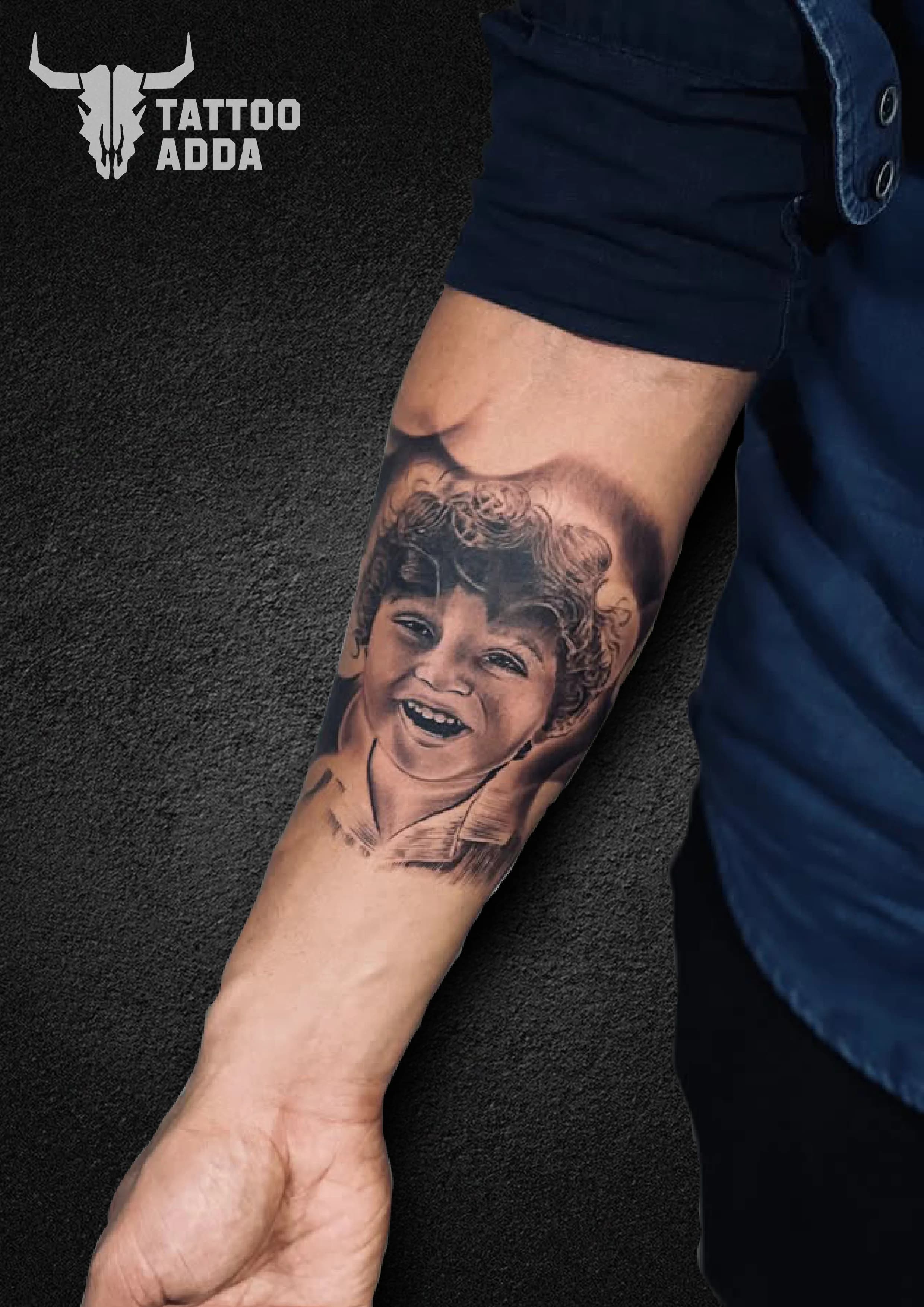 Bapu Portrait — Tattoo Adda
