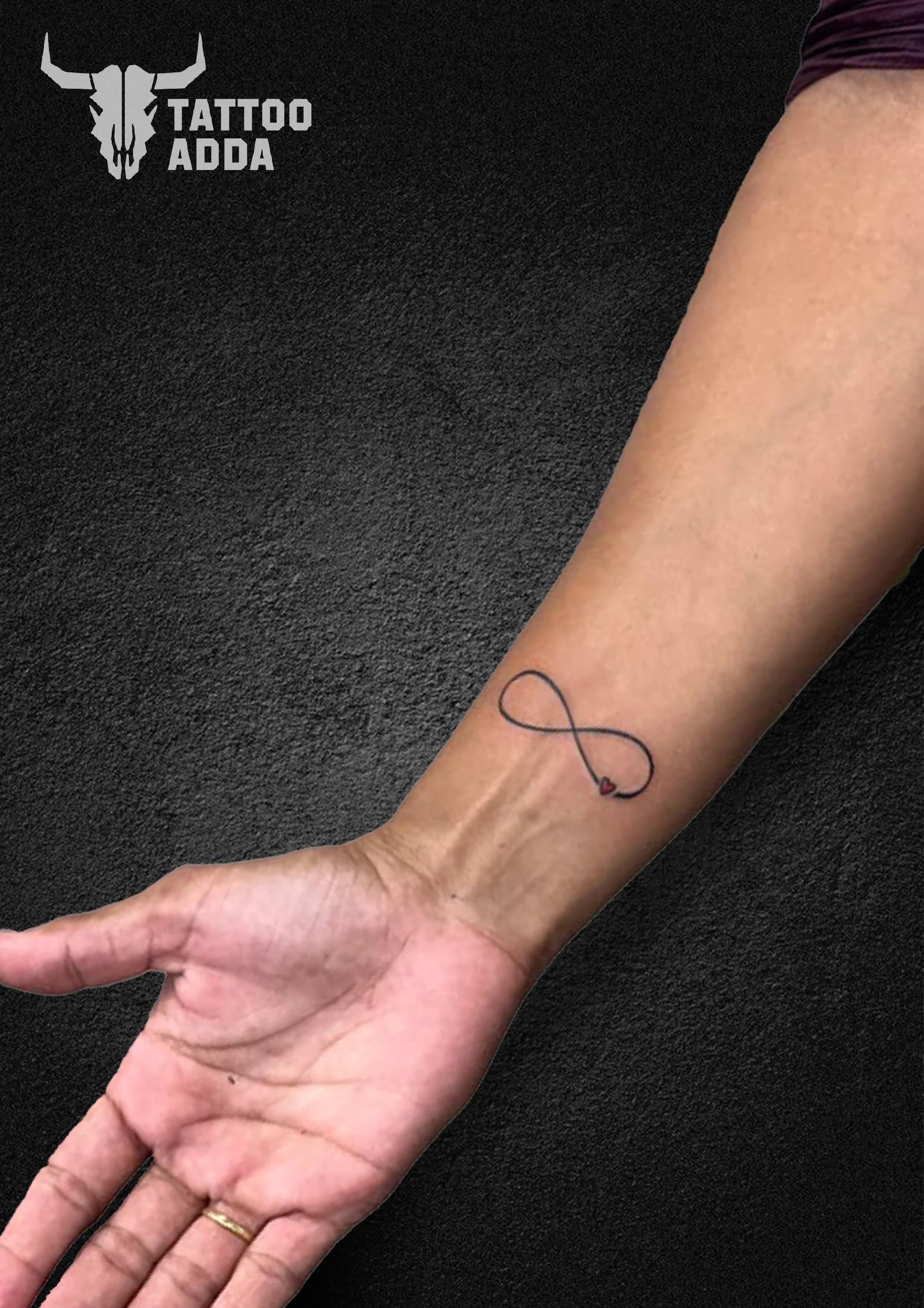 Heart With Infinity — Tattoo Adda