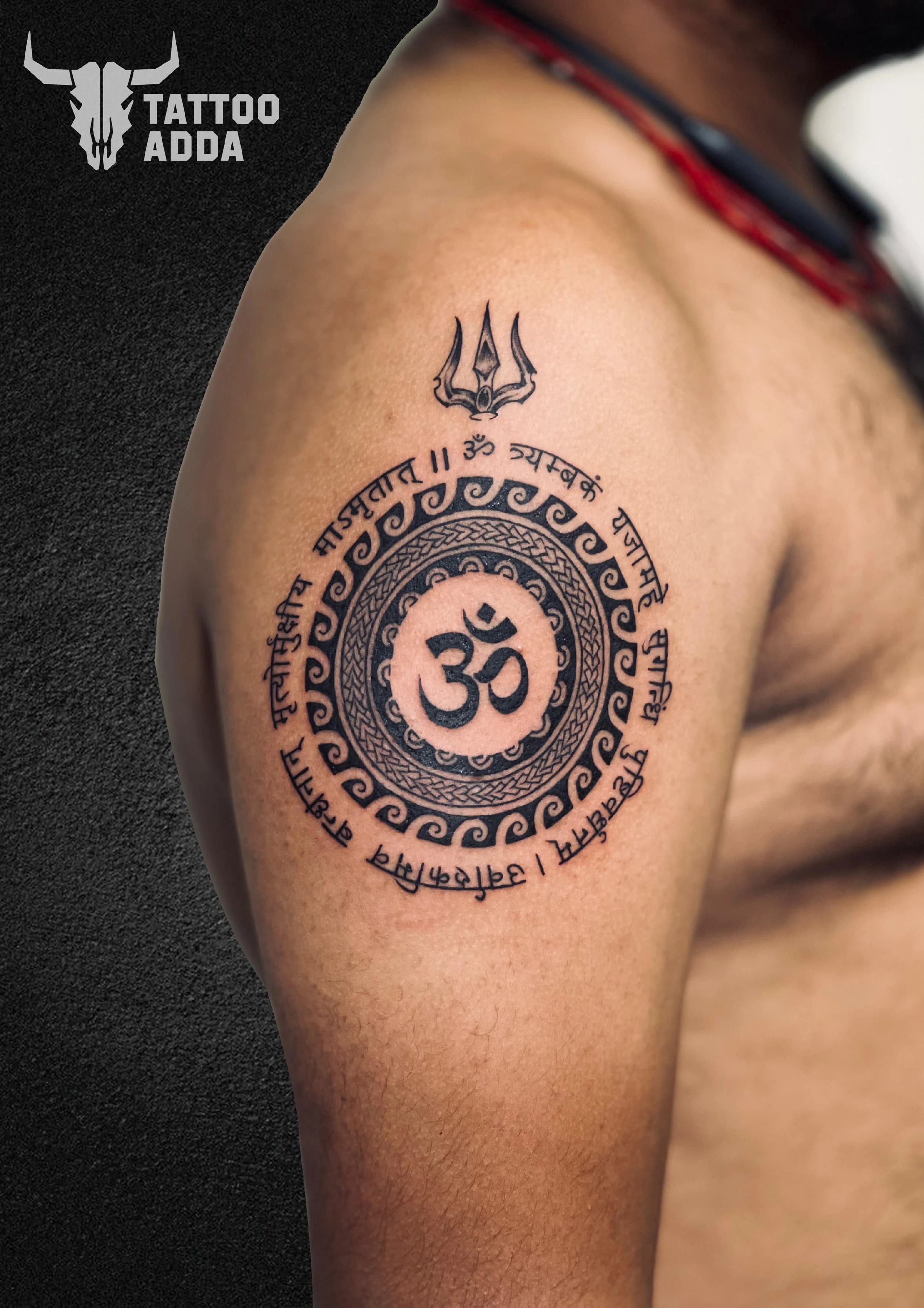 Tribal Om — Tattoo Adda